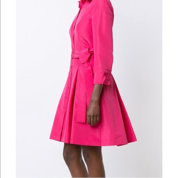 Carolina Herrera shirt dress! 100% silk - Picture 3 of 4